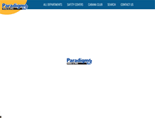 Tablet Screenshot of paradigmpools.com